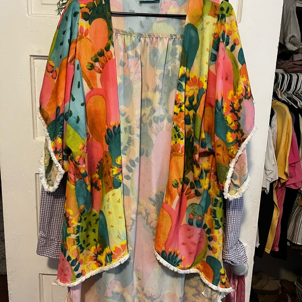 Judith March cactus kimono